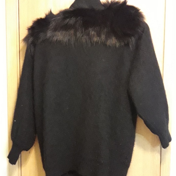 Unique Black Fox Jacket Size M - Picture 6 of 8